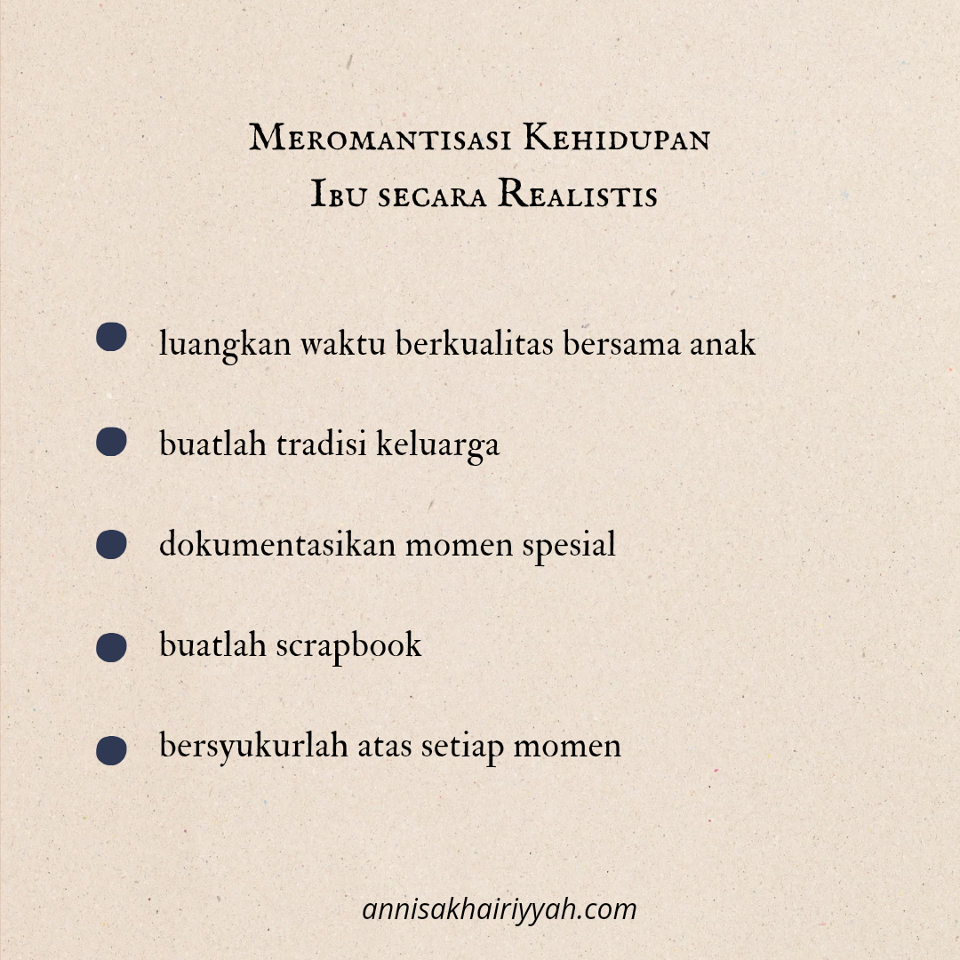 5 Cara Realistis untuk Meromantisasi Kehidupan Seorang Ibu